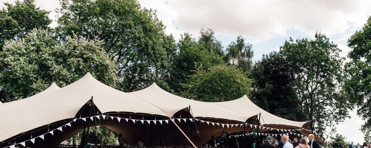 Alternative Stretch Tents - Wedding reception
